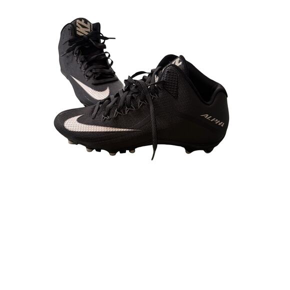 NIKE ALPHA PRO 2 MID TD MEN'S FOOTBALL CLEATS 719932-010 - Size 13.5 - Picture 5 of 9